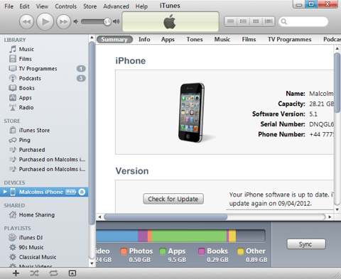 SyncIphoneUsb3